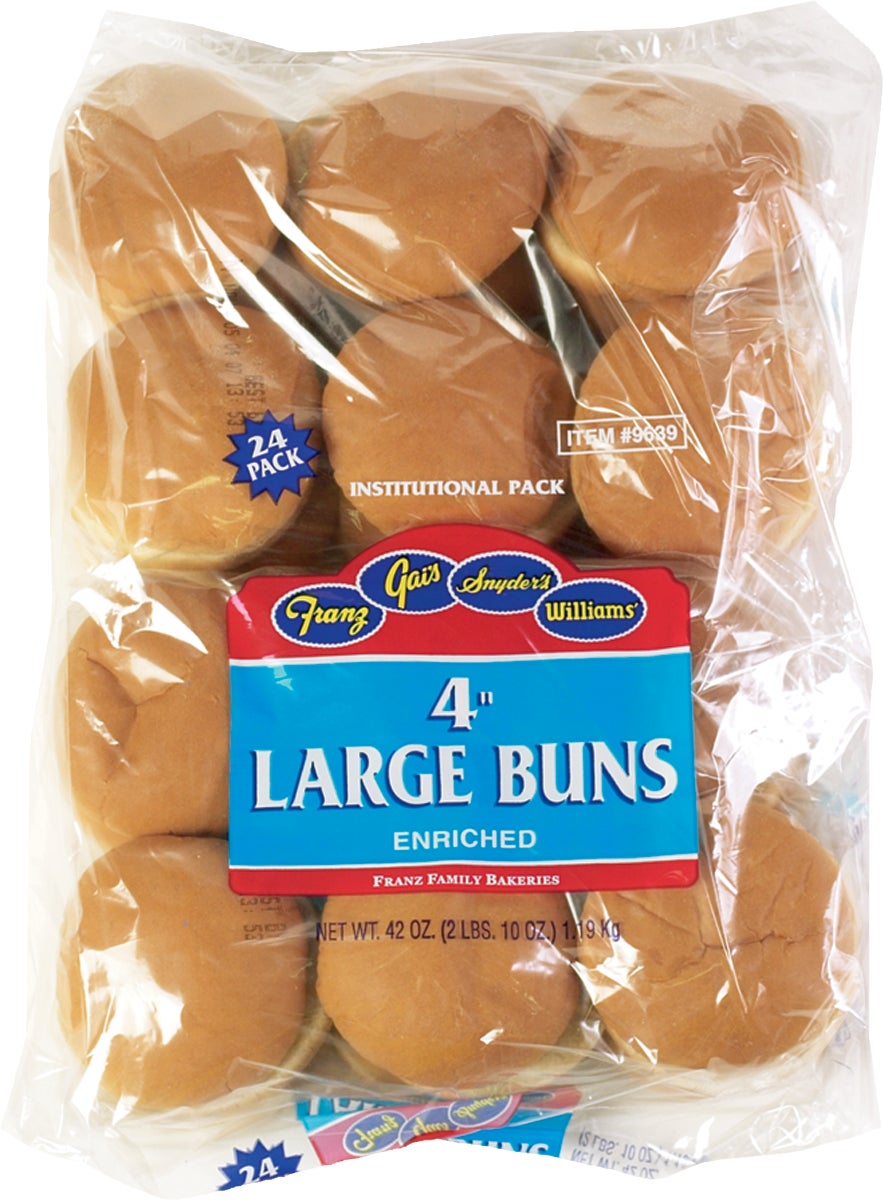 Franz 4" Hamburger Buns, 2/12 Count - Image 1