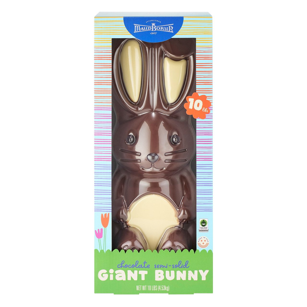 Maud Borup Giant Chocolate Bunny 160 Ounce Container - Image 1