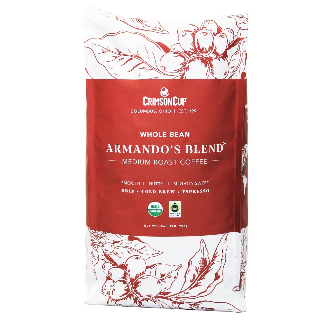 Crimson Cup Organic Armando's Blend 2 Pound Bag - Image 1