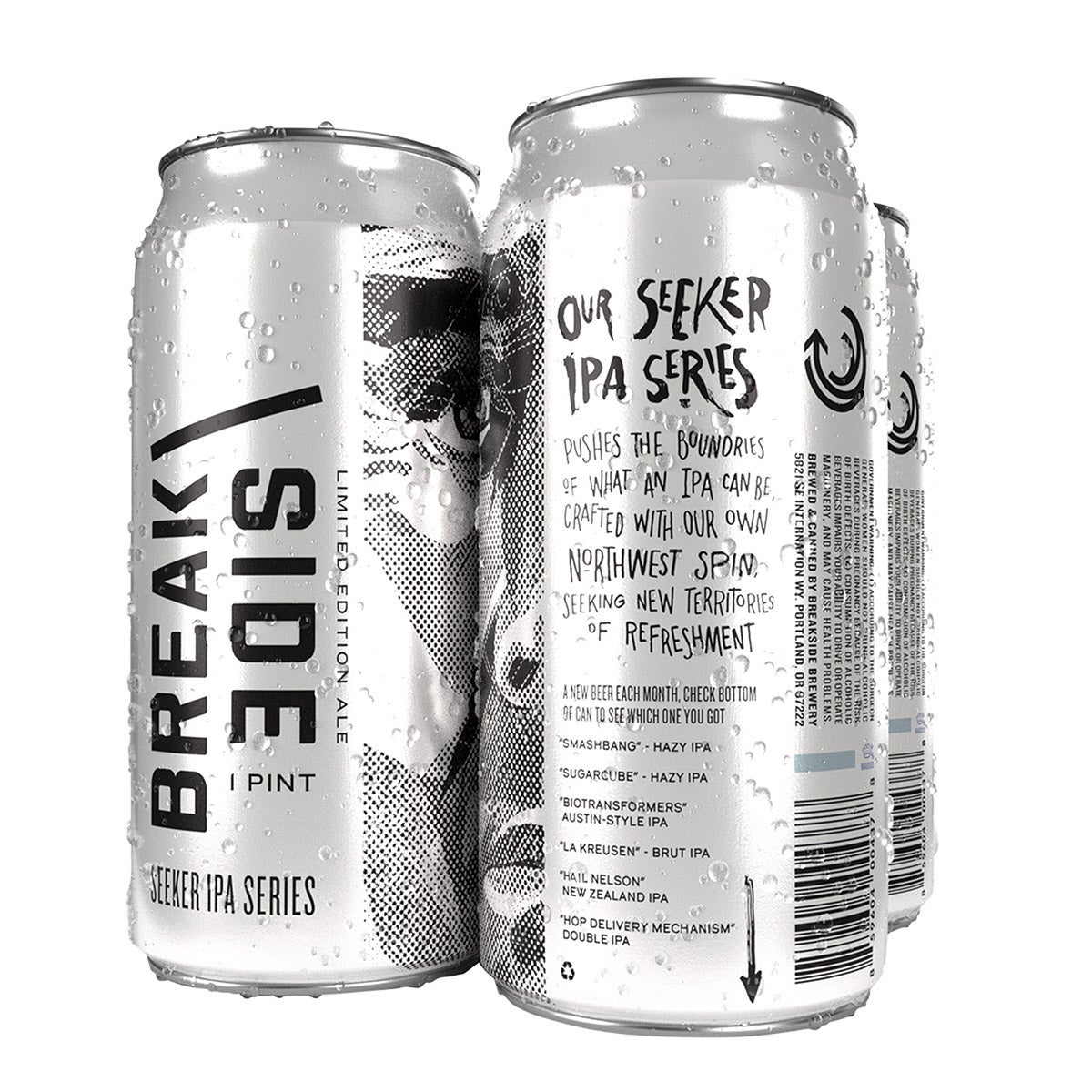 Breakside Brewery Seasonal IPA Portland, OR 4-Pack 16 oz Cans - Image 1
