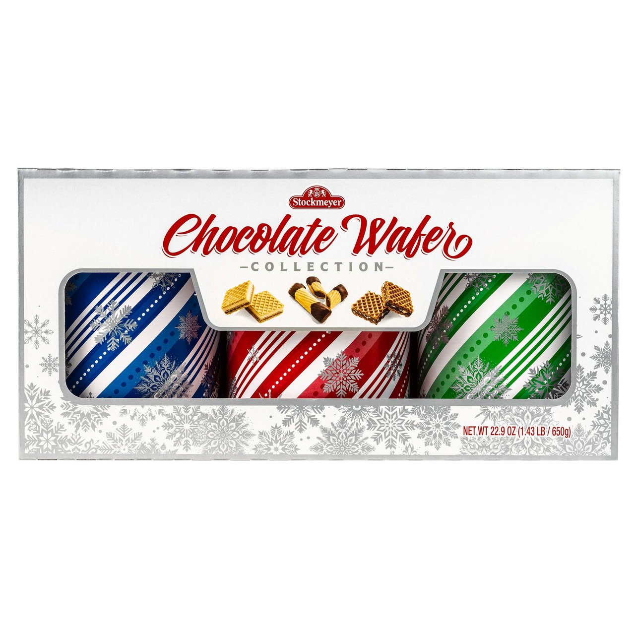 Stockmeyer Chocolate Wafers 3/7.6 Ounce Tins - Image 1