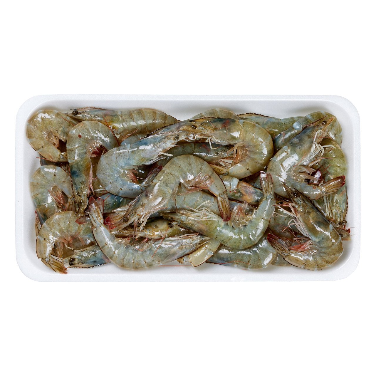 Whole Head-On Farmed White Shrimp, 9/14 Count per Lb