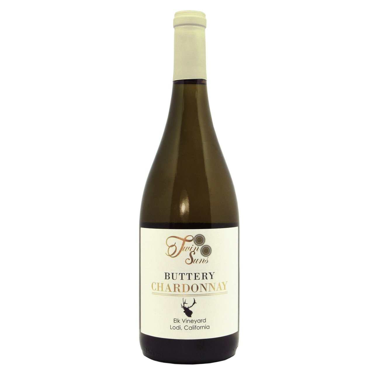 Twin Suns Buttery Chardonnay California 750ML - Image 1