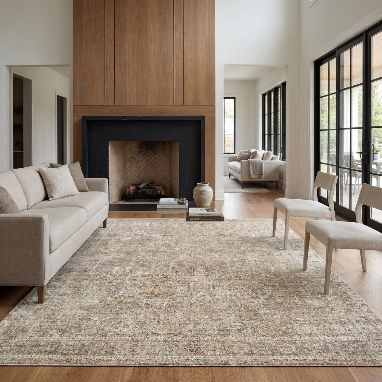 SOMERSET WRENLEY GRAY 7'10" X 10' AREA RUG - Image 1