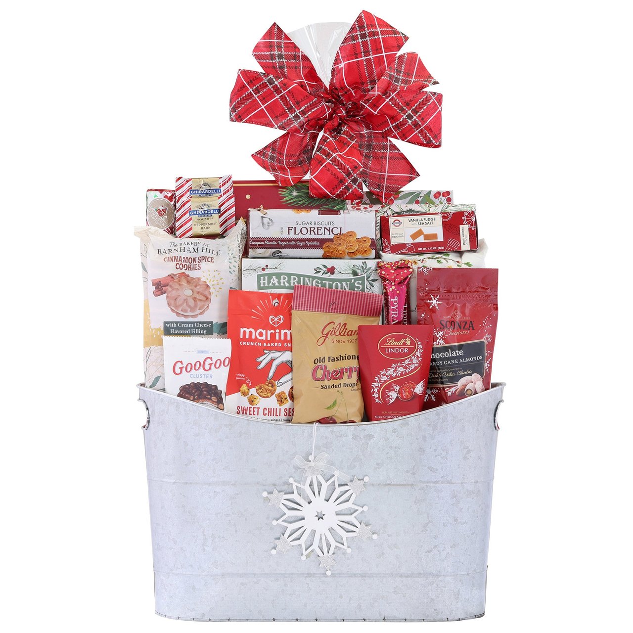 Houdini Galvanized Metal Basket Holiday Gift, 97.9 oz - Image 1