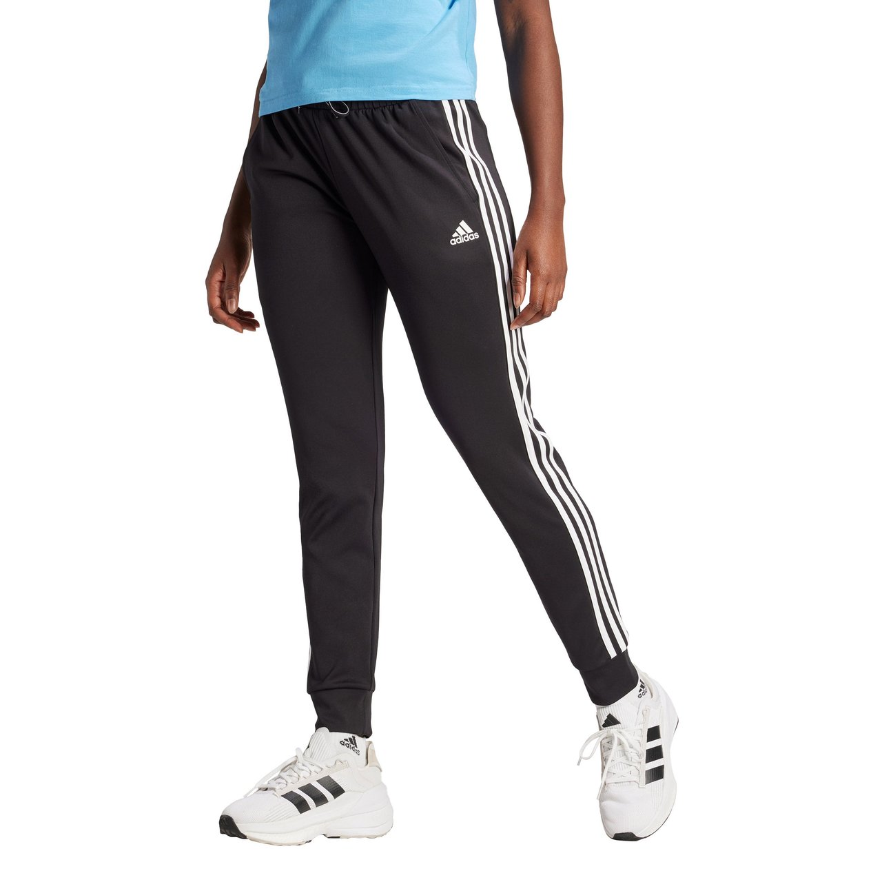 Adidas Ladies 3-Stripe AEROREADY Active Jogger - Image 1