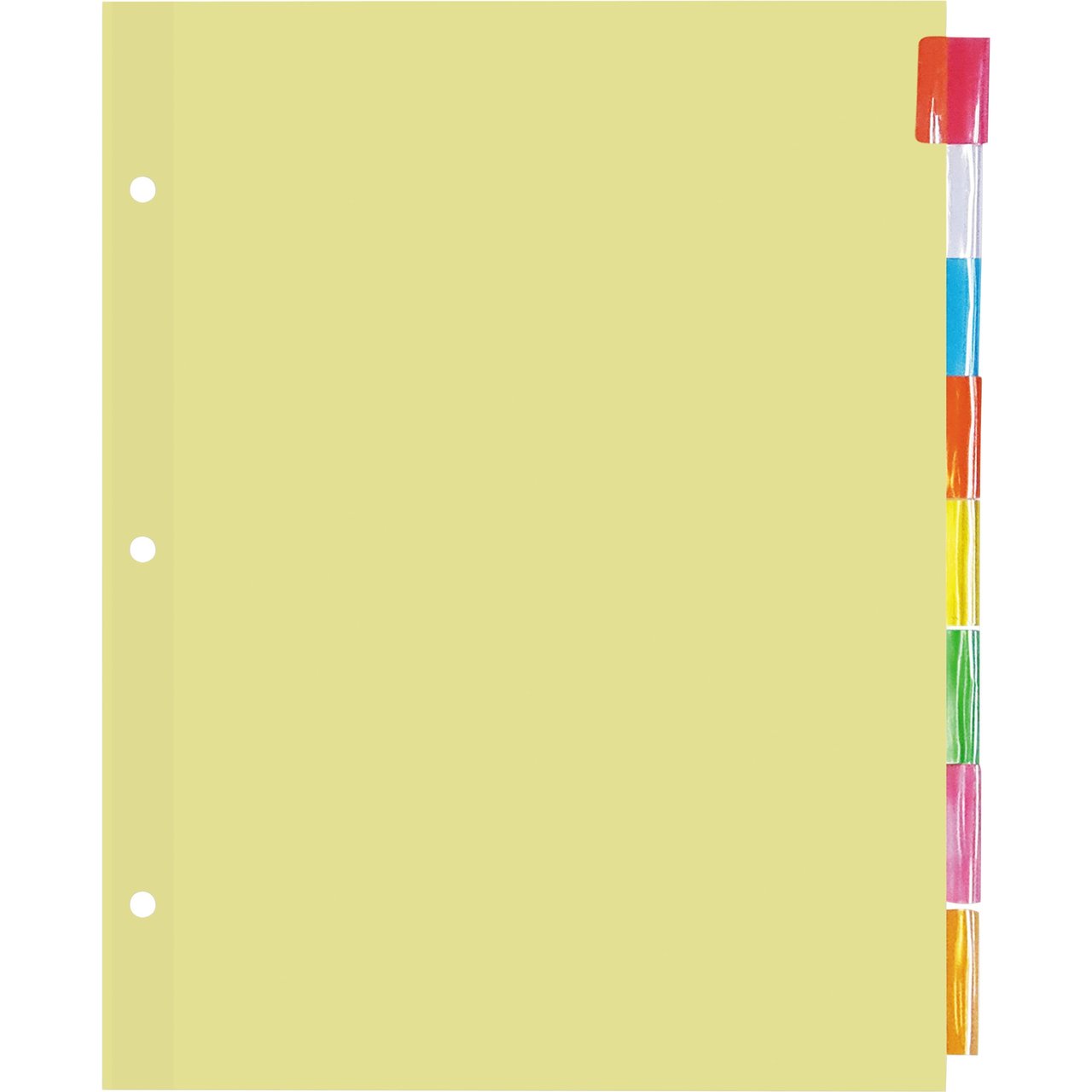 Universal Multicolor Index Dividers, 8-Tab, Letter Size, 24 Sets (UNV20840)