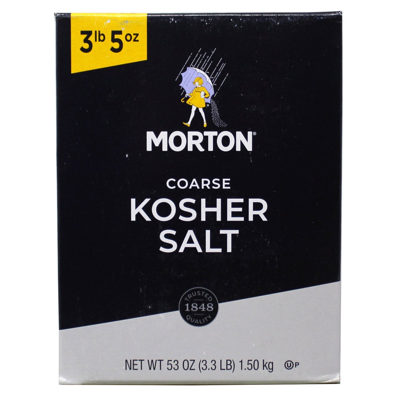 Morton's Kosher Salt, 53 oz (3.31 lbs) - Image 1