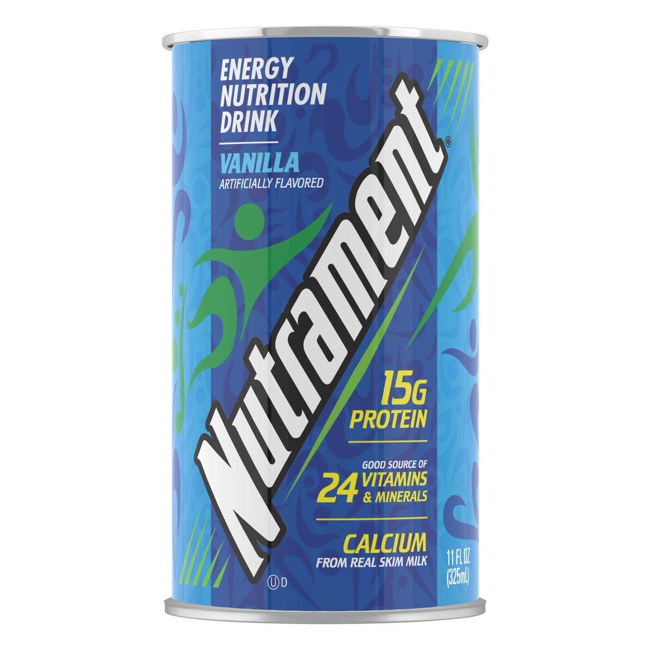 Nutrament Energy Nutrition Drink, Vanilla, 11 FL OZ (12-Pack)