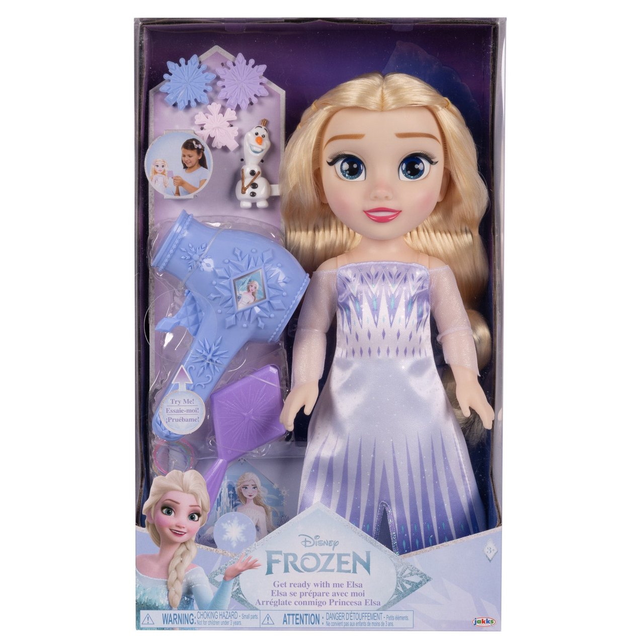 Disney Large Doll & Hair Play Set
