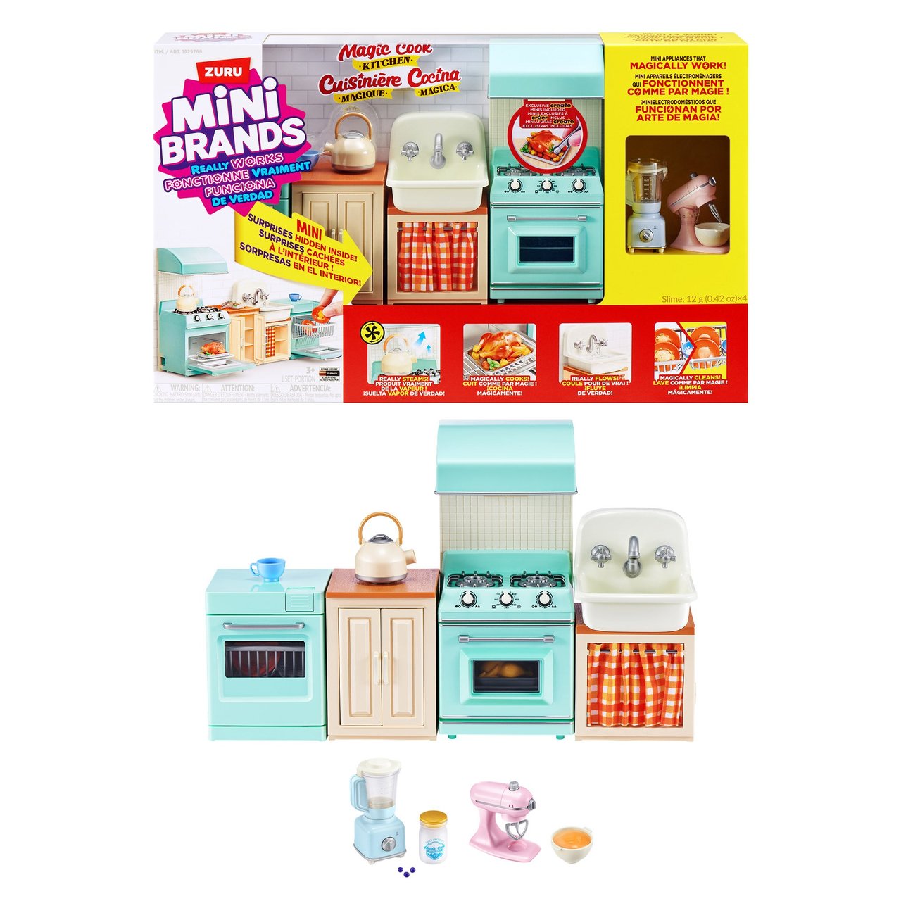 ZURU Mini Brands Kitchen Playset - Image 1