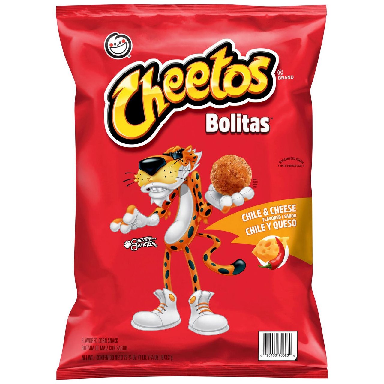 Frito Lay Cheetos Bolitas Chile & Cheese 23.75 oz