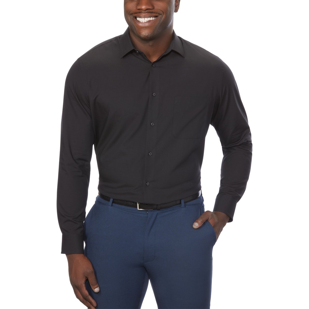 slim fit dress slacks Calvin Klein Men Regular fit Dress Shirt Shirt XL 17.5 in Long Sleeve