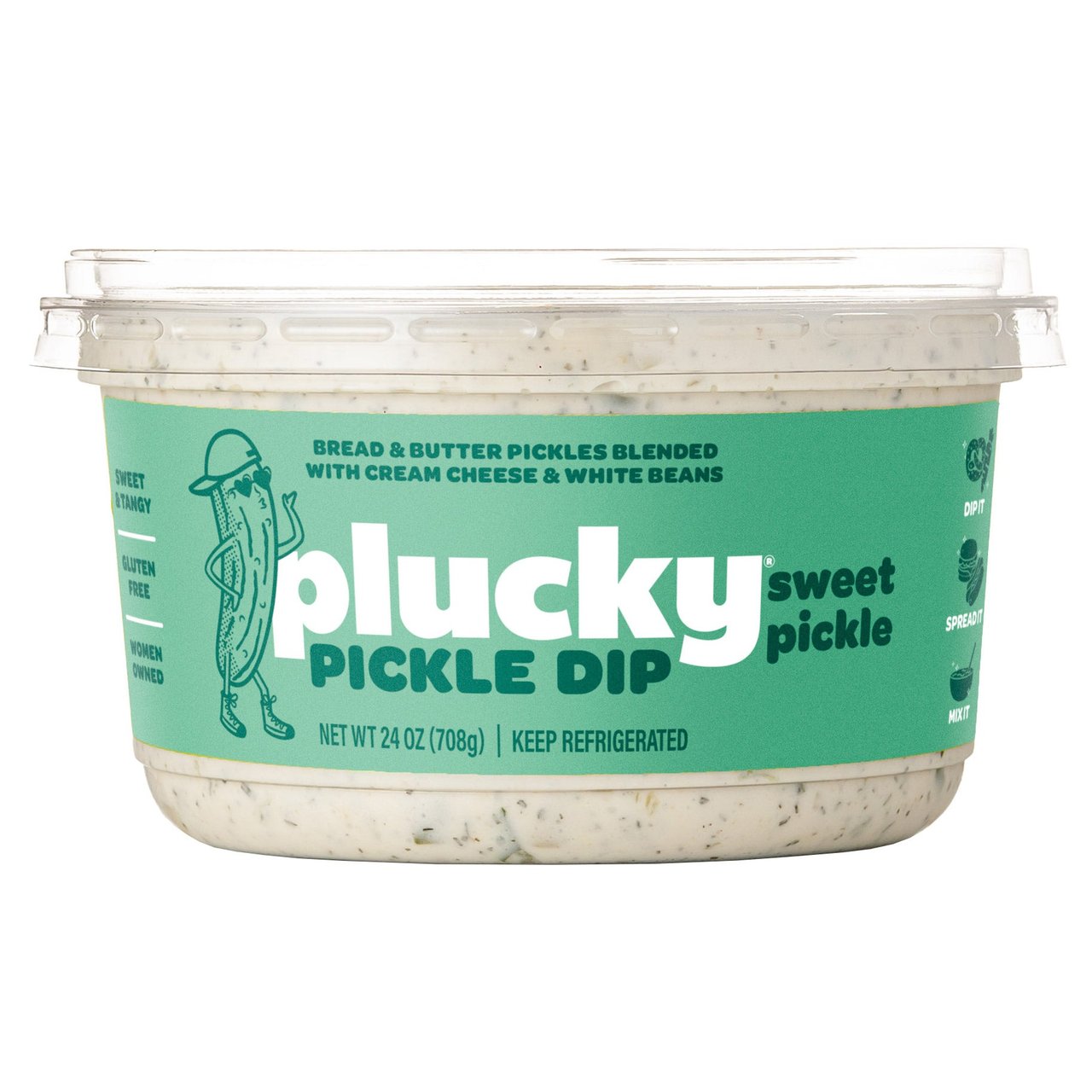 Plucky Sweet Pickle Dip 24 Ounces - Image 1