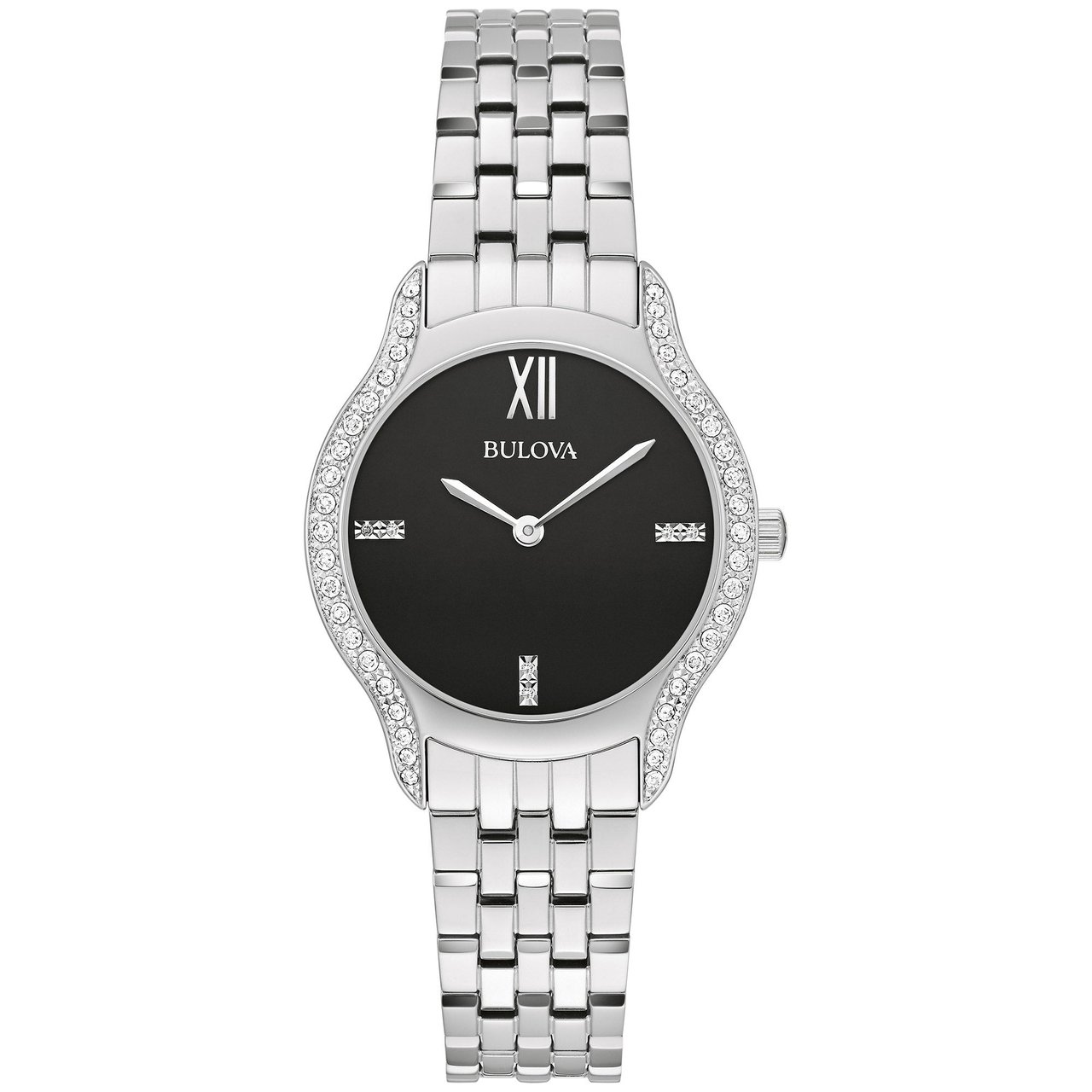 Bulova Classic Stainless Steel Quartz Women's Watch - Image 1