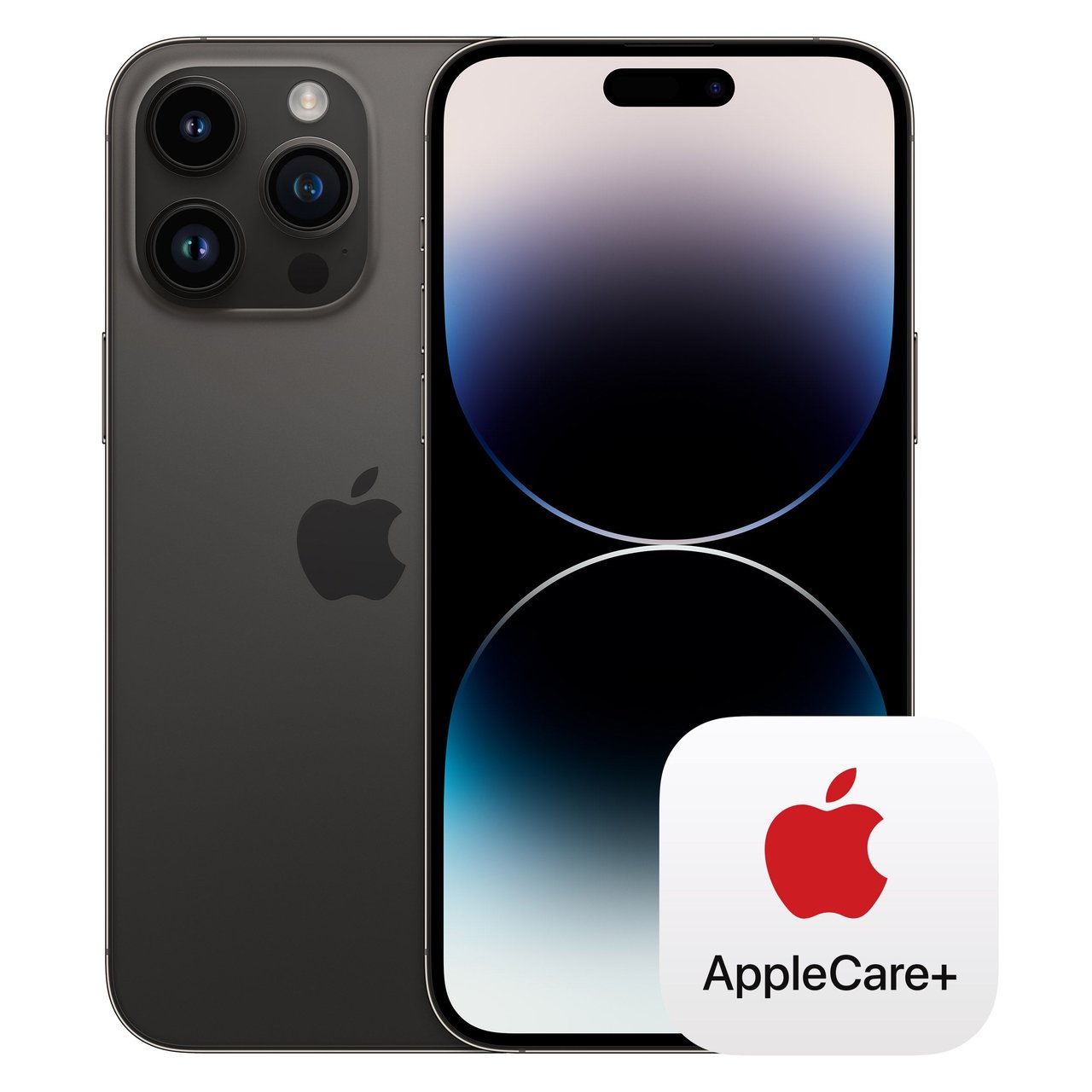 Apple iPhone 14 Pro Max 128GB Space Black Unlocked Bundle with AppleCare+ - Image 1