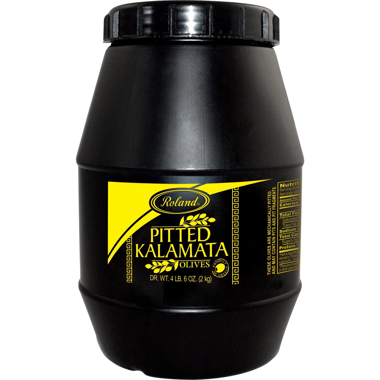Roland Pitted Kalamata Olives 70 oz
