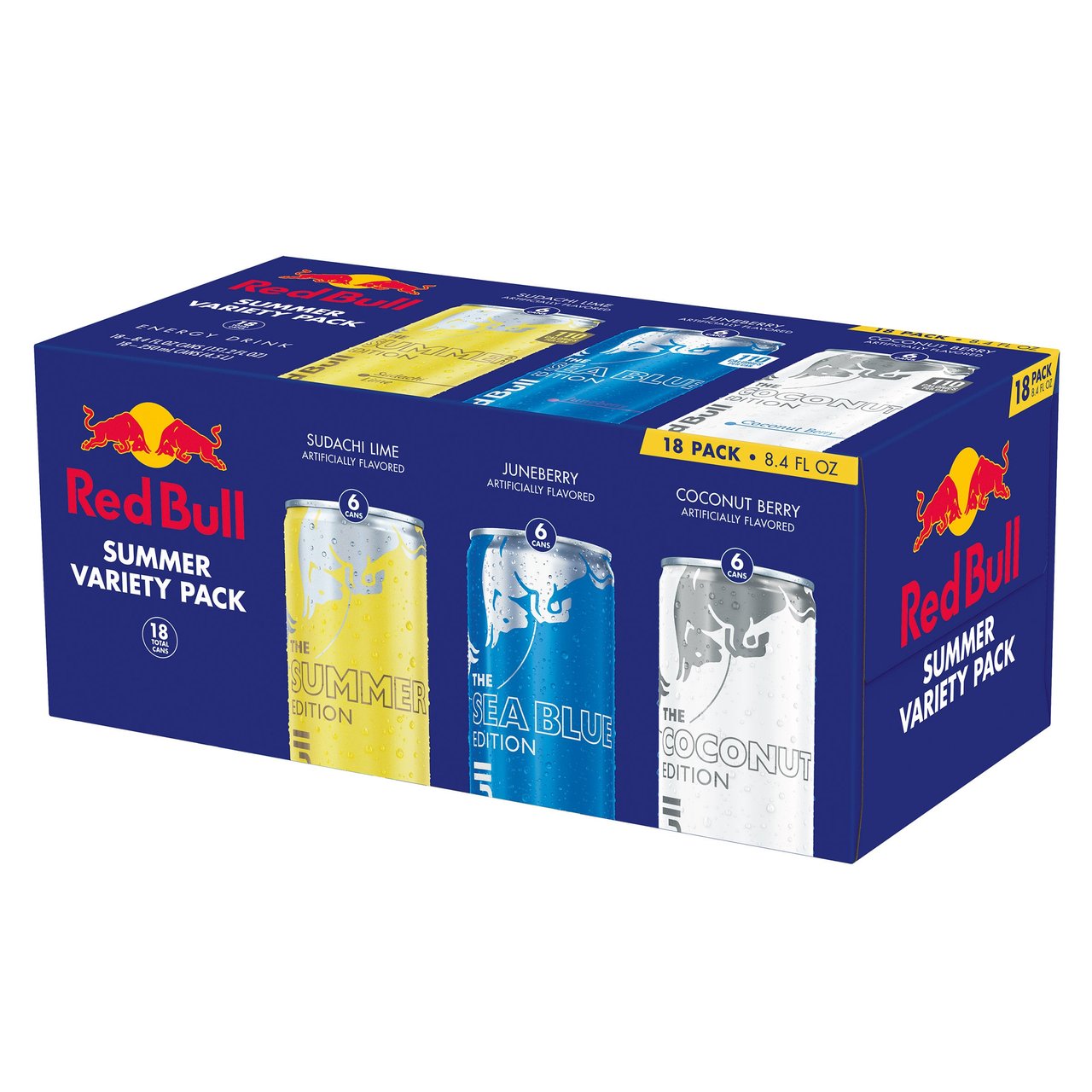 Red Bull Summer Edition Variety Pack, 18 CT / 8.4 oz - Image 1