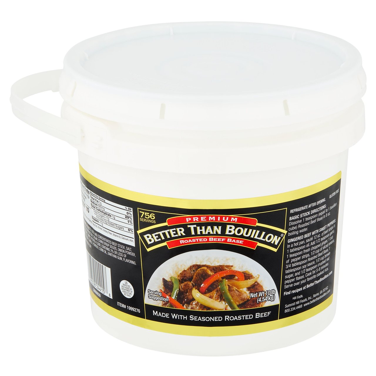 Better Than Bouillon Beef Base 10 lb Pail - Image 1
