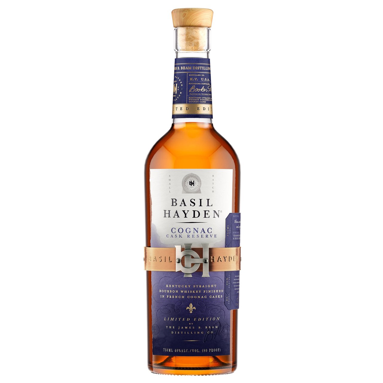 Basil Hayden Cognac Cask Reserve Kentucky Straight Bourbon Whiskey 750ML
