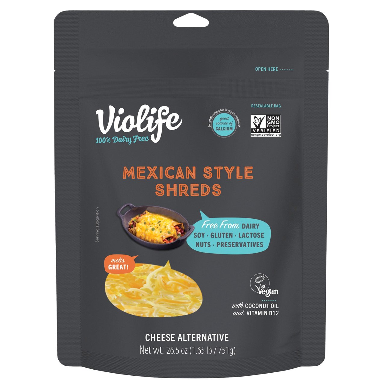 Violife Vegan Mexican Style Shreds 26.5 oz - Image 1