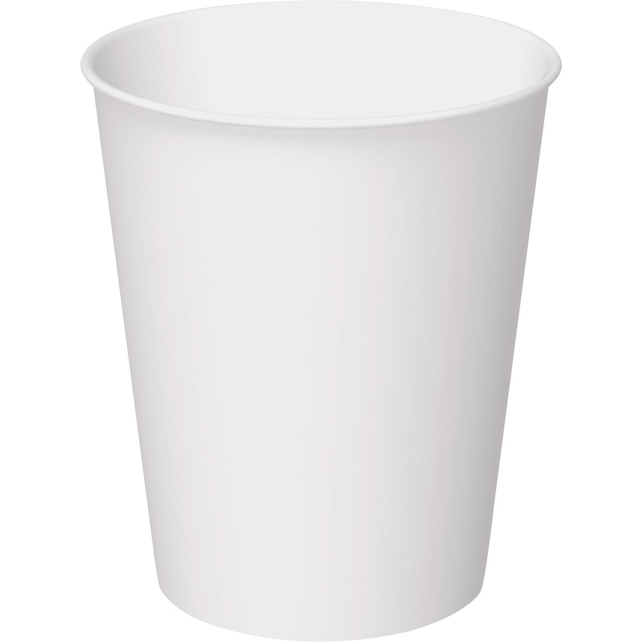 Graphic Packaging 8 oz Carte Blanc White Paper Hot Cup, 600 Count (SMR-8) - Image 1