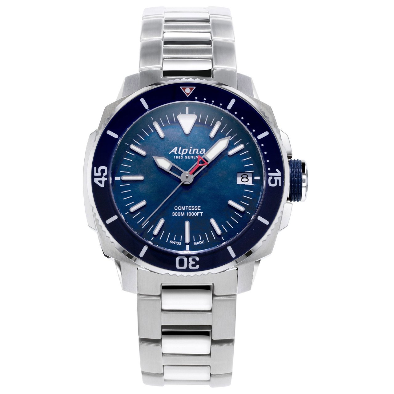 Alpina Seastrong Stainless Steel Quartz Ladies Watch - Image 1