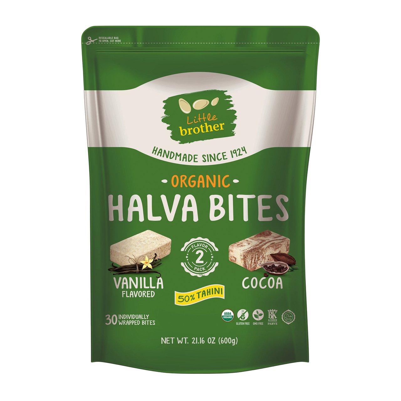 Little Brother Organic Halva Bites 21.16 oz (1.32 lbs) - Image 1