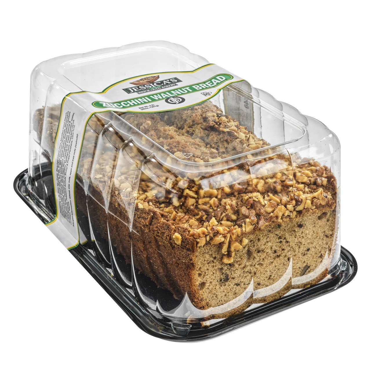 Jessica's Zucchini Walnut Bread 3 lbs - Image 1