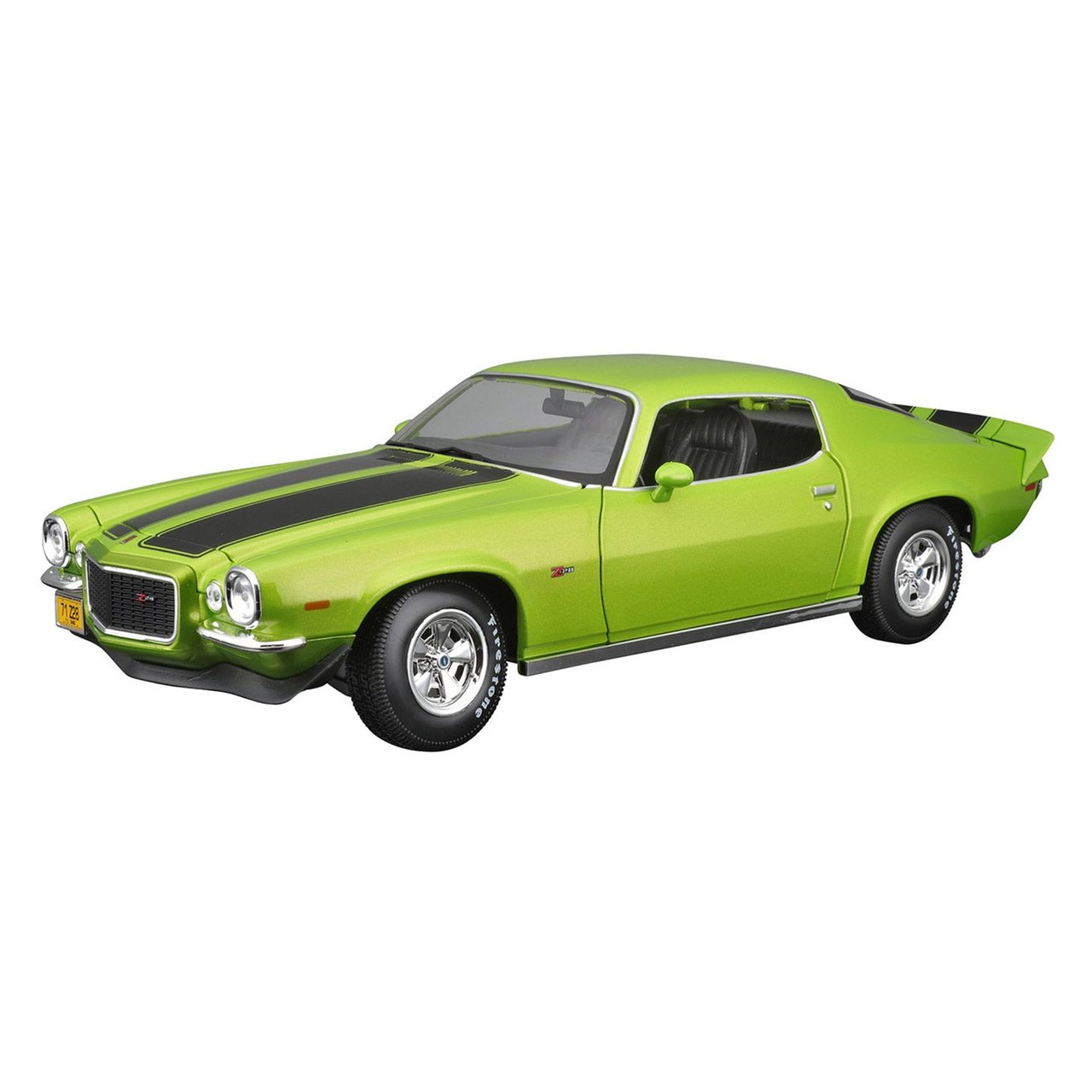 1971 Chevrolet Camaro Z28 1:18 Scale Special Edition Diecast - Metallic Green - Image 1