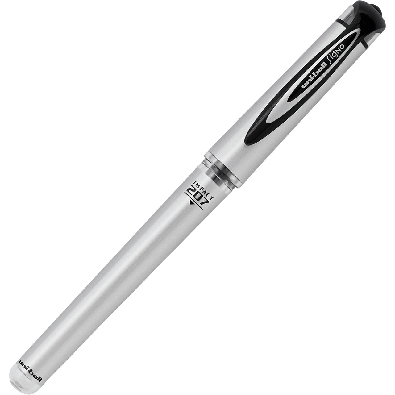 uni-ball Impact 207 Black Gel Pen, 12 Count - Image 1
