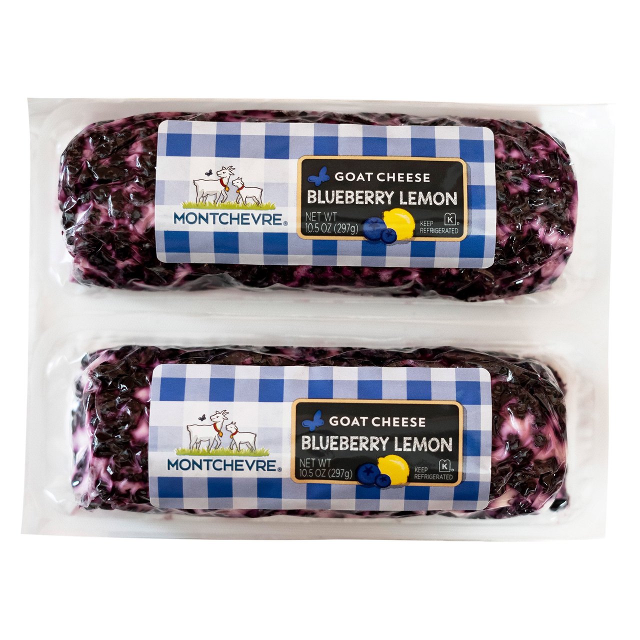 Montchevre Lemon Blueberry Goat Cheese 2/10.5 Ounce Packages