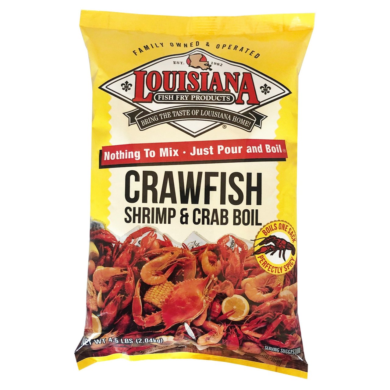 Louisiana Fish Fry Crawfish Boil 4.5 lb