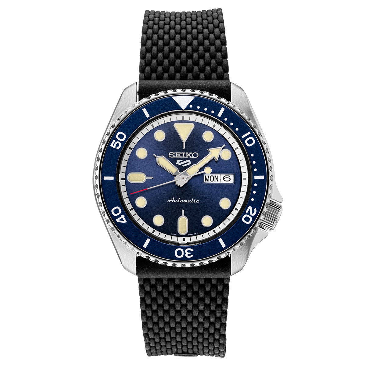 Seiko 5 Sports Blue Dial Automatic Men's Watch - Image 1