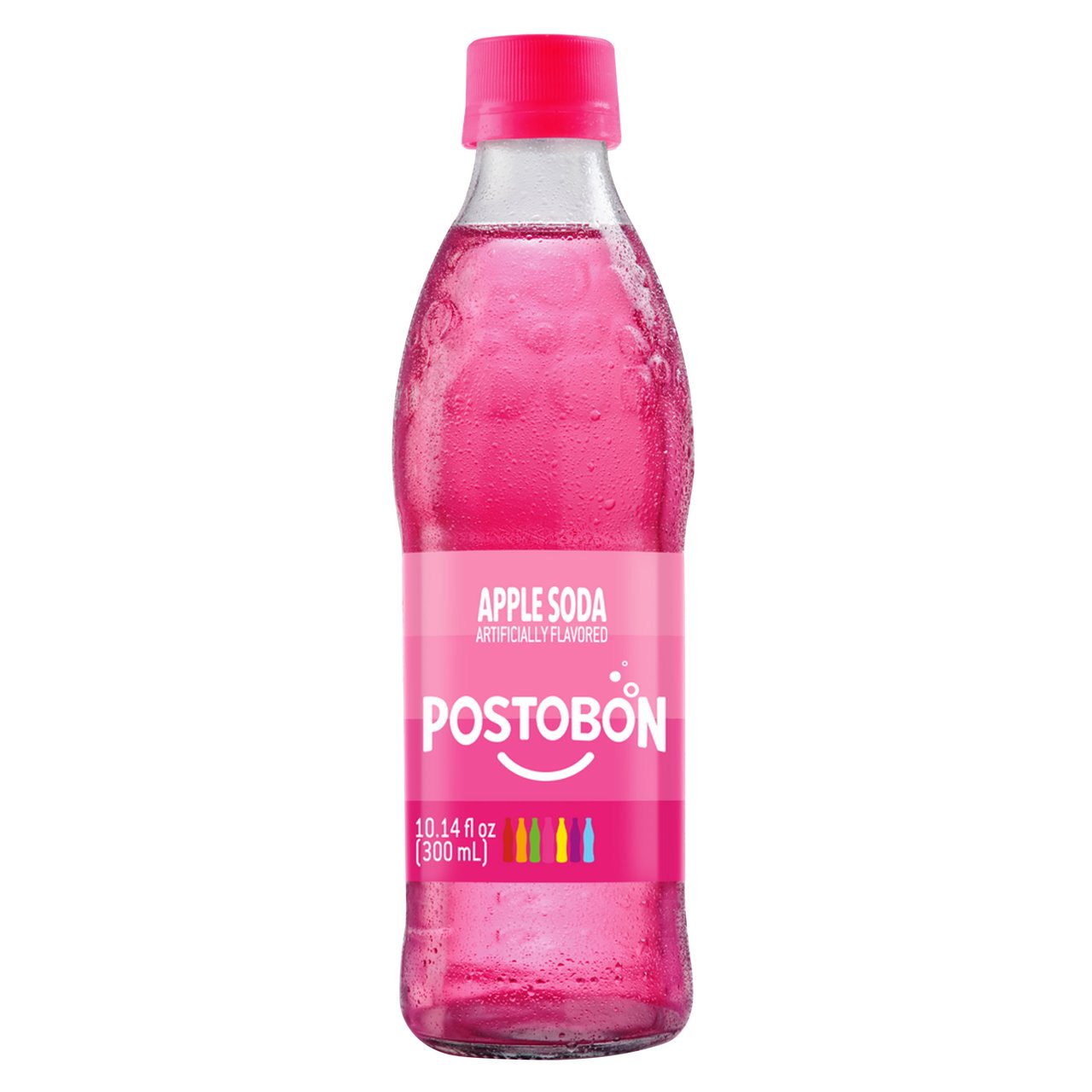 Postobón Manzana Apple Soda Glass Bottle 24/10.14 fl oz - Image 1