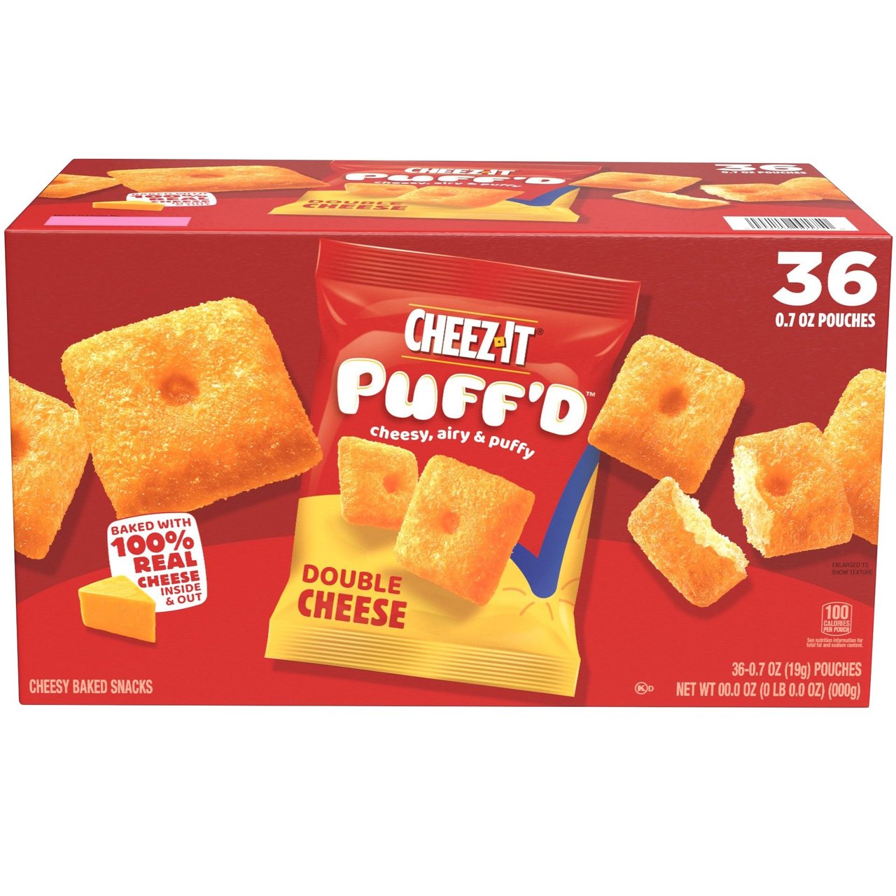 Cheez-It Puff'd Baked Snacks Vending Pack, 36 ct / 0.7 oz