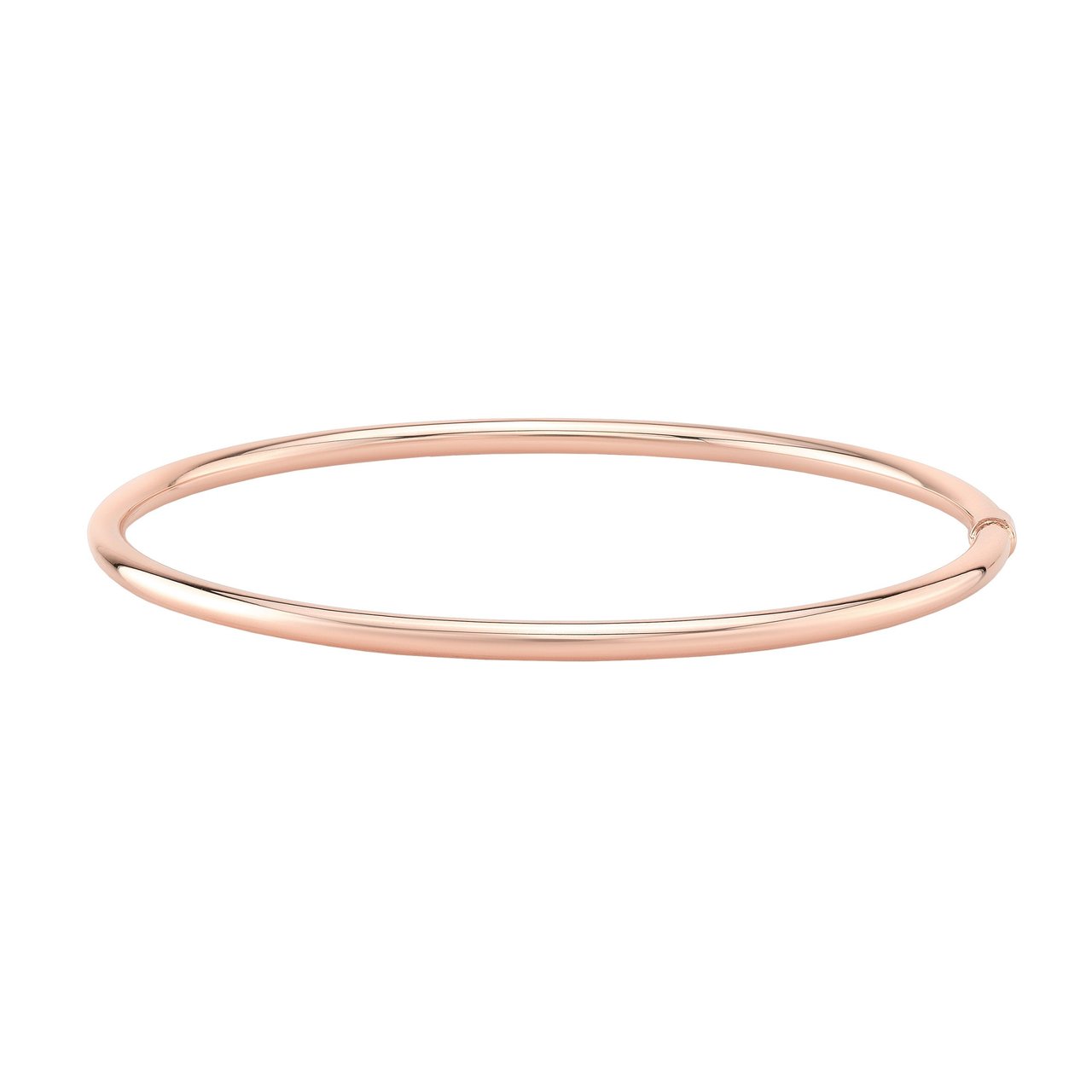 14KT Yellow Gold Slip-On Bangle, Made in Italy - Image 1