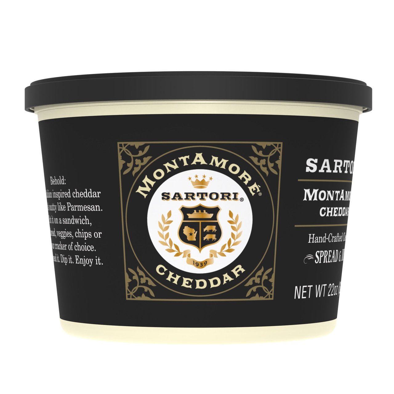 Sartori MontAmoré Artisan Cheese Spread 22 oz - Image 1