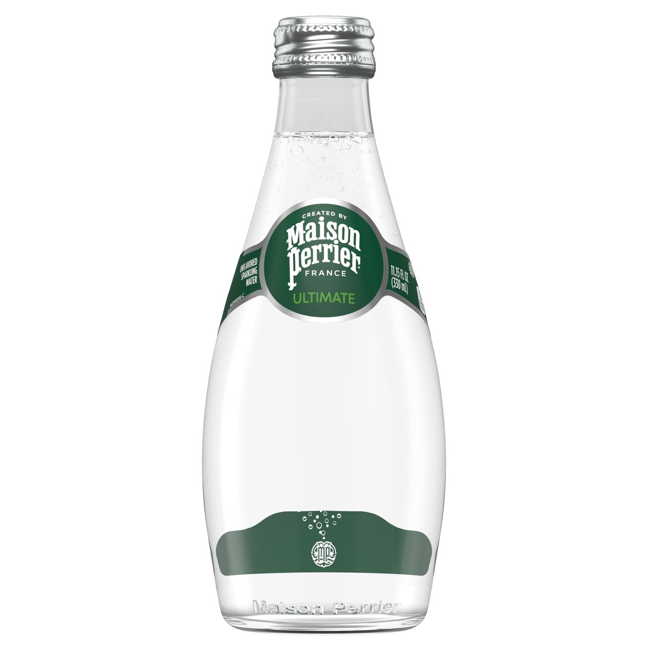 Maison Perrier Sparkling Mineral Water, Glass Bottles, 24 x 11.15 FL OZ - Image 1