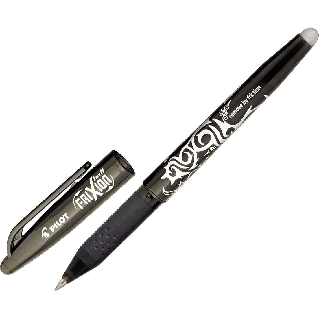 Pilot FriXion Ball Erasable Gel Pen, Fine Point 0.7mm, Black Ink, 12 Count
