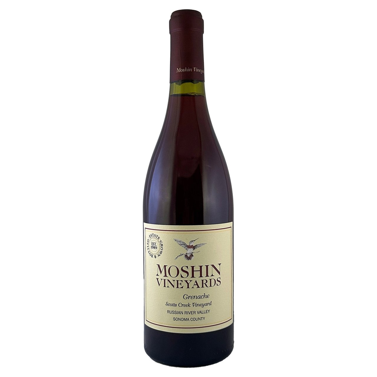 Moshin Vineyards Grenache Sonoma County 750ml - Image 1