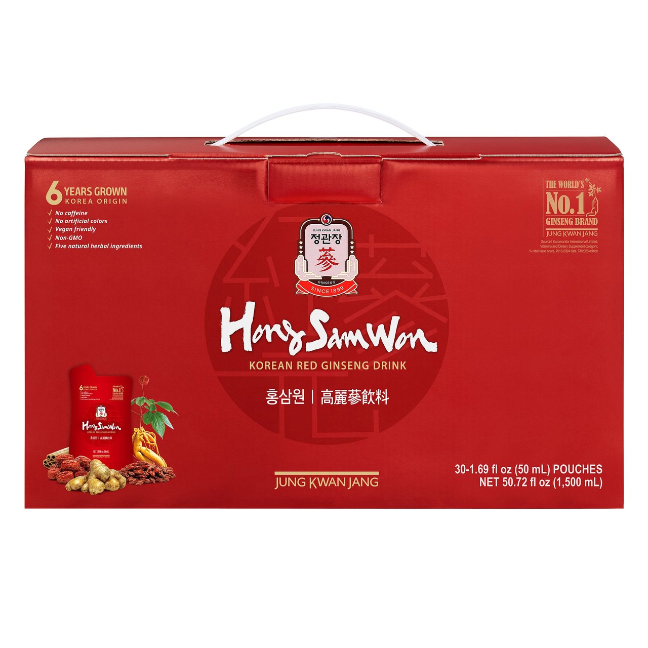 Hong Sam Won Red Ginseng Drink 30/1.69 oz - Image 1