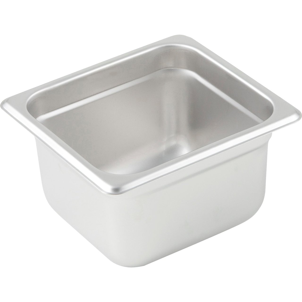Winco Steam Table Pan, 1/6 Size, 4" Deep (SPJP-604), Case of 48