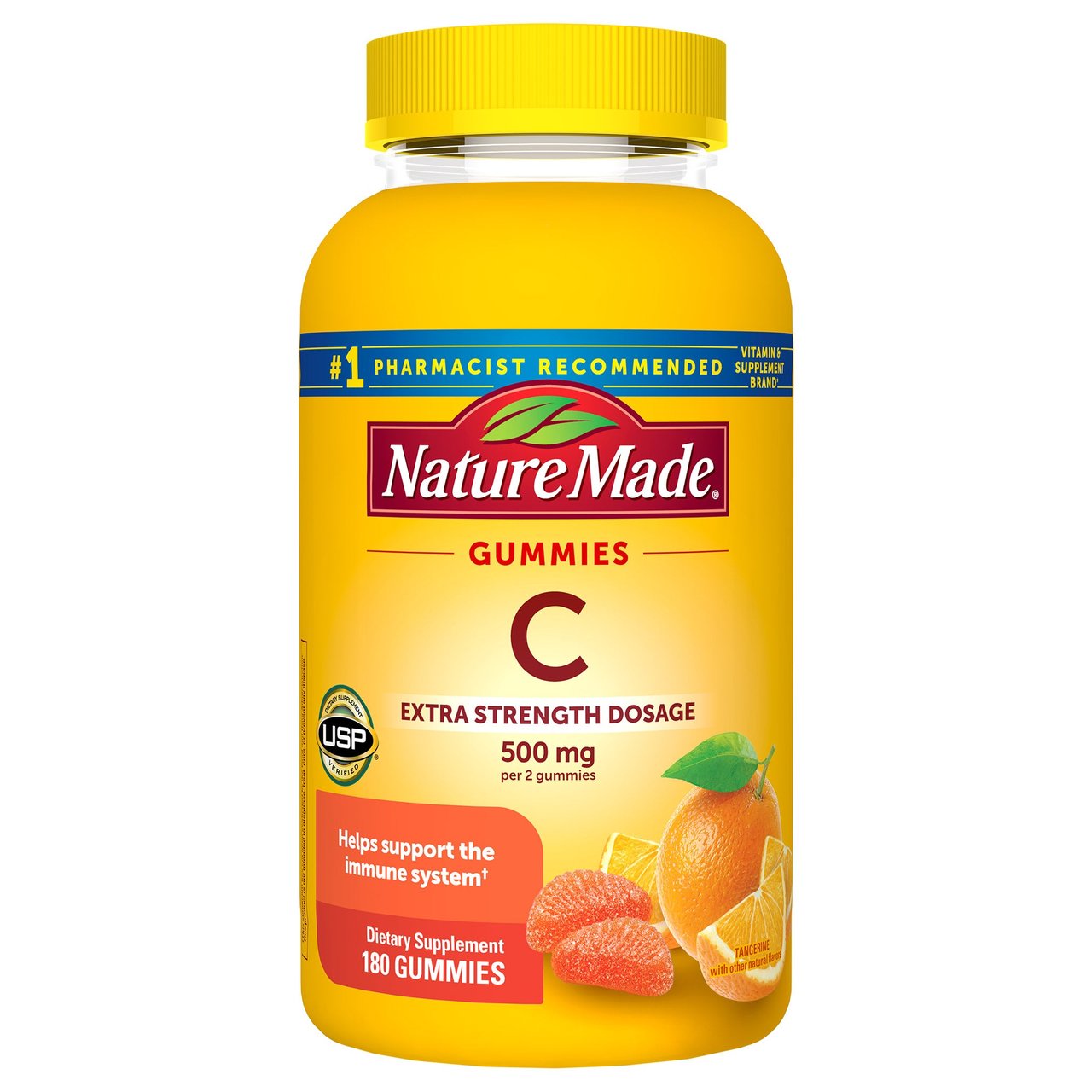 Nature Made Extra Strength Vitamin C Gummies 500 mg 180 CT - Image 1