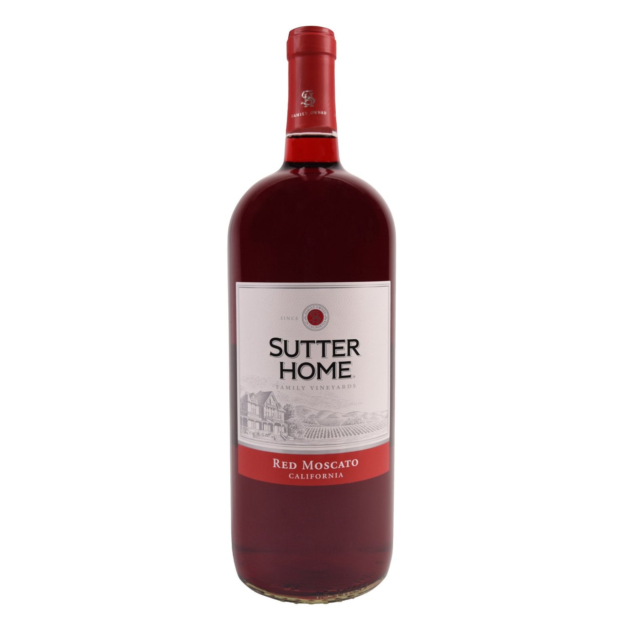 Sutter Home Red Moscato California, 1.5 Ltr - Image 1