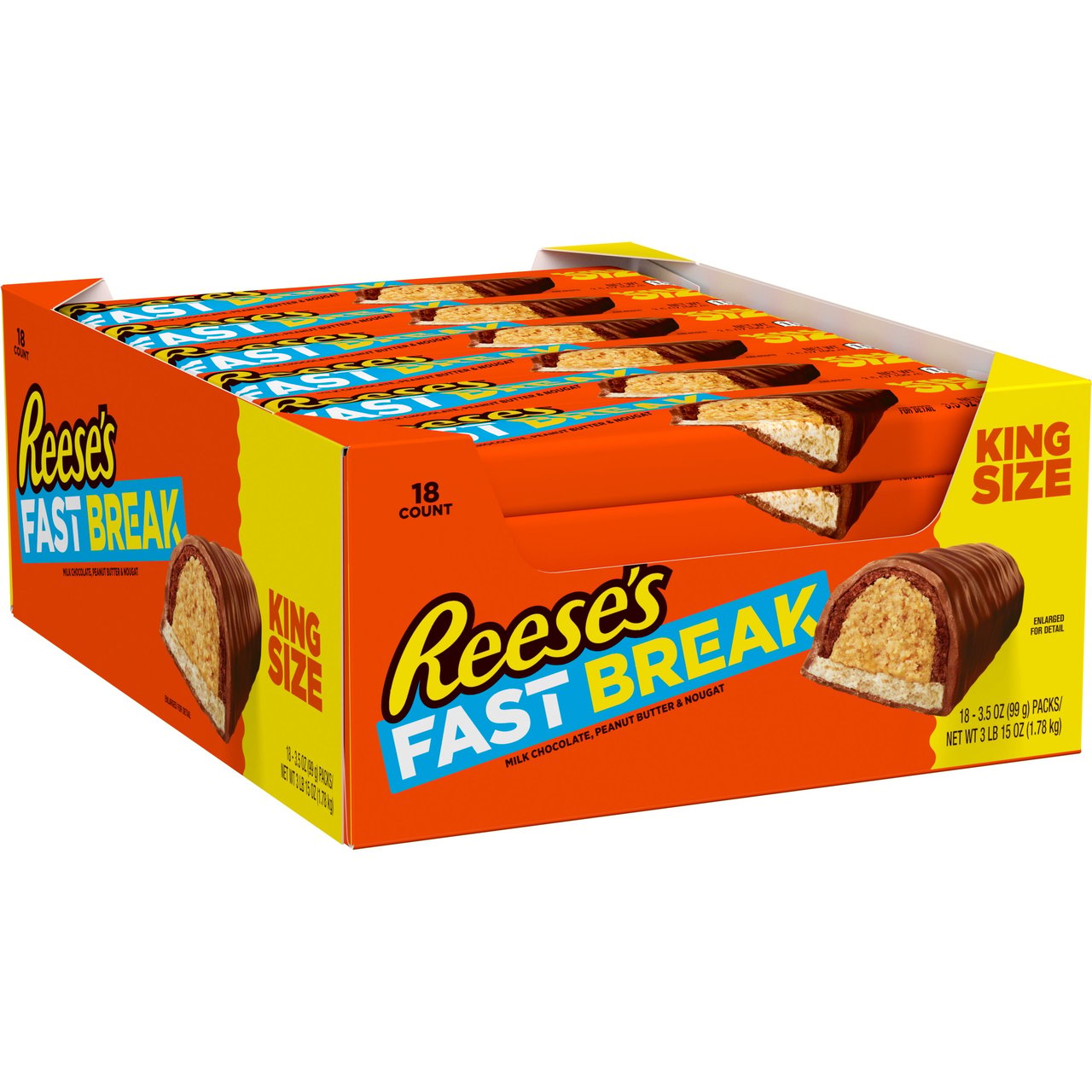 Reese's Fast Break King Size 18 CT/3.5 oz - Image 1