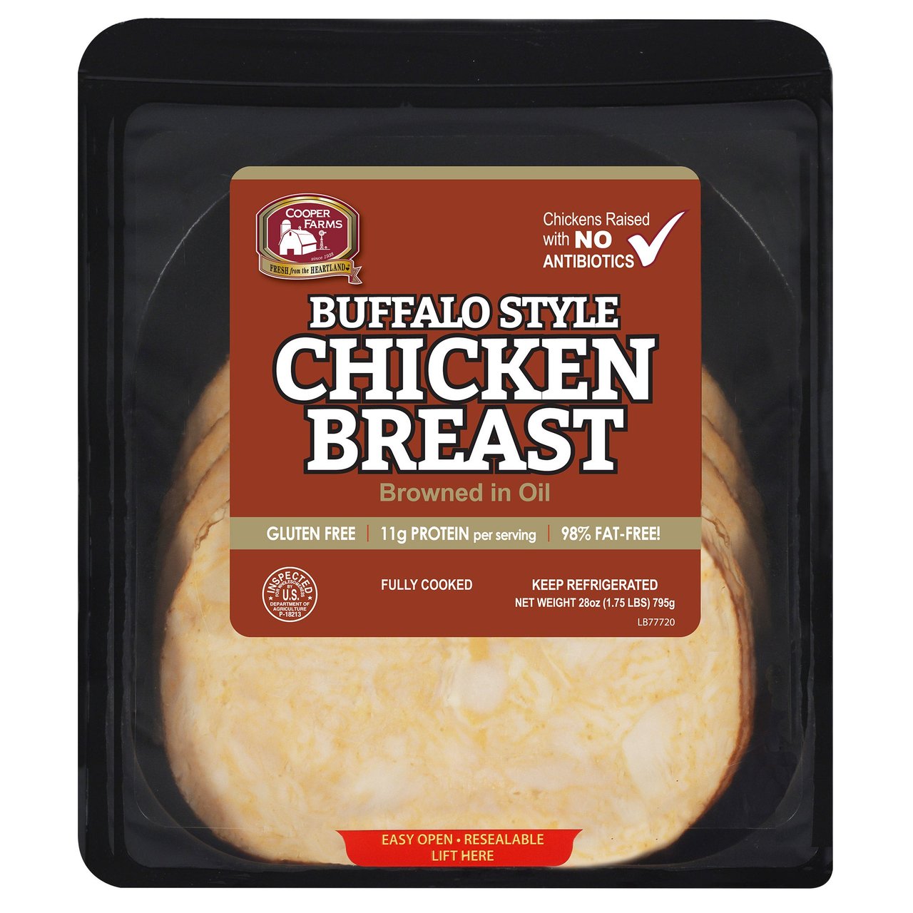 Cooper Farms Buffalo Style Chicken Breast 1.75 lbs