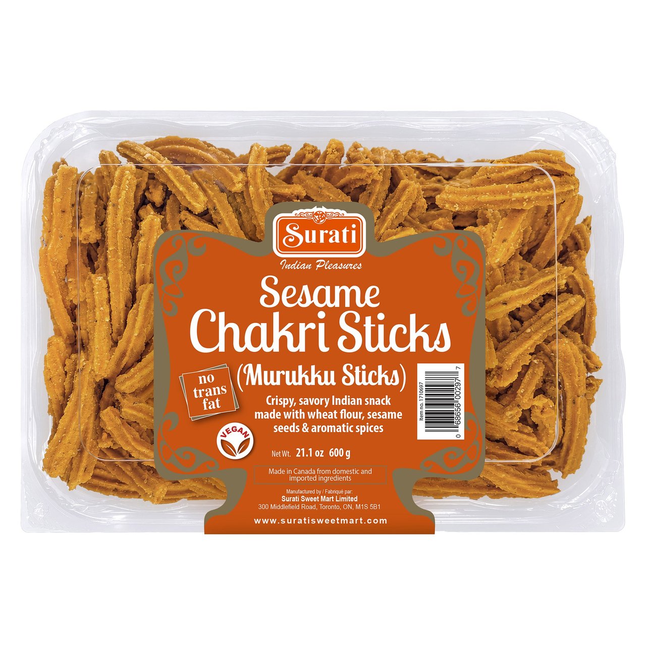 SURATI CHAKRI STICKS 21.16 OZ - Image 1