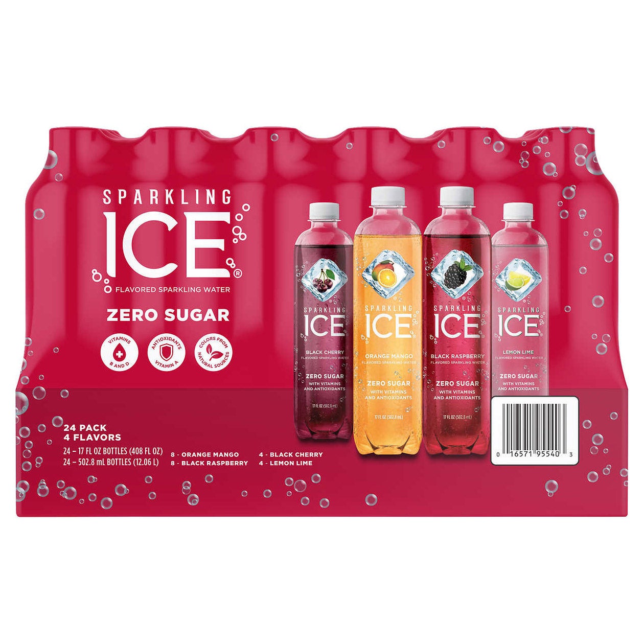 Talking Rain Sparkling ICE Variety Fruit Blast, 24 x 17 fl oz