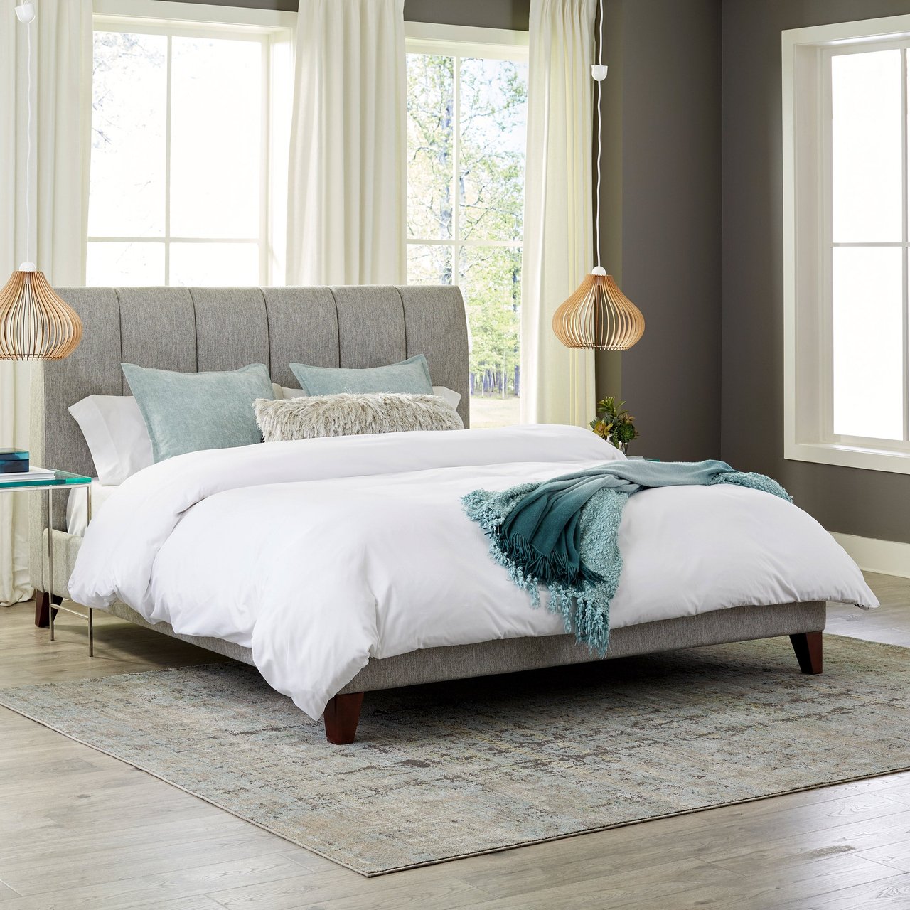 Northridge Home Piper Glen California King Upholstered Bed - Image 1